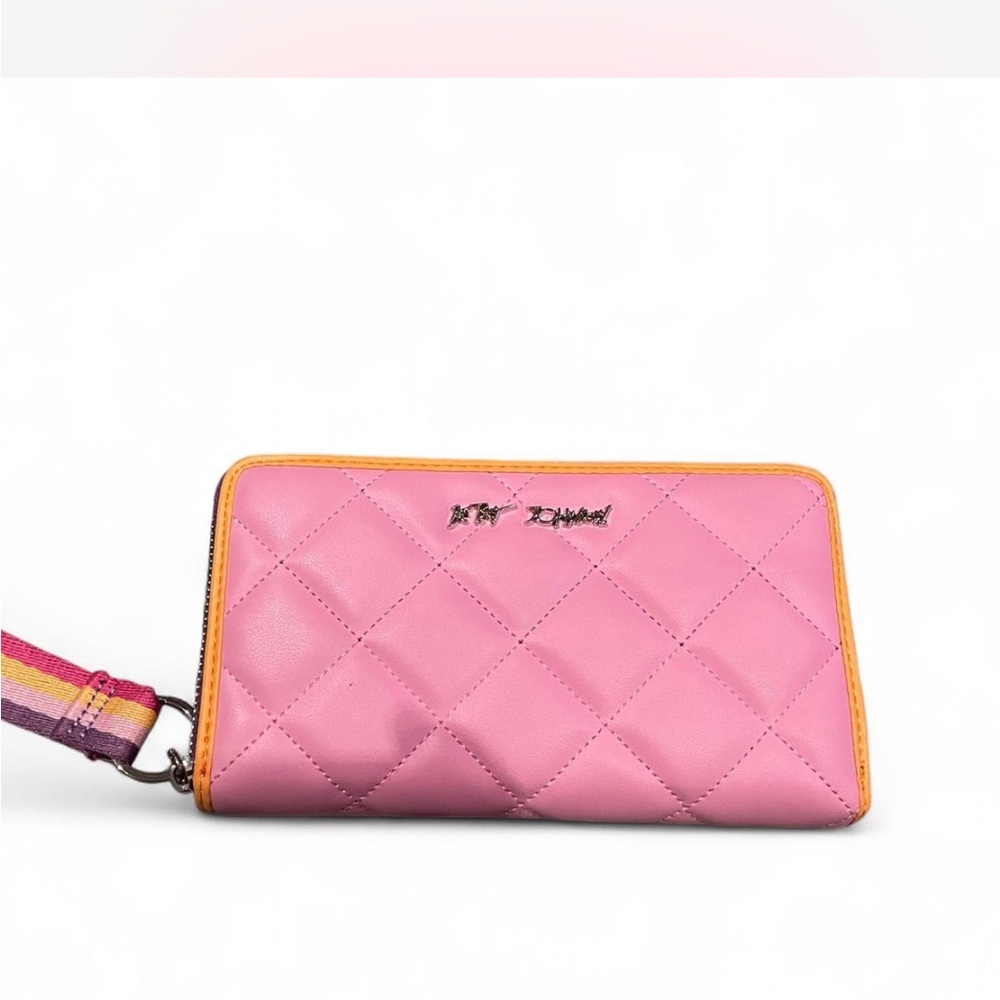 Pink Betsey Johnson Quilted Women's Wallet